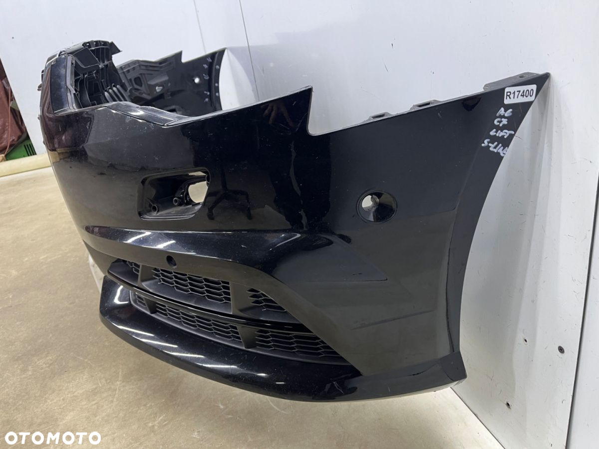 Zderzak przedni Audi A6 C7 S-Line Sline 14-18r. Lift przód PDC 4G0807437AB - 13