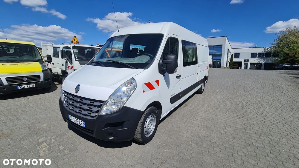 Renault Master L3H2 Max Długi Brygadówka 7 Osobowa 2013r. Paka 2.7m - 2