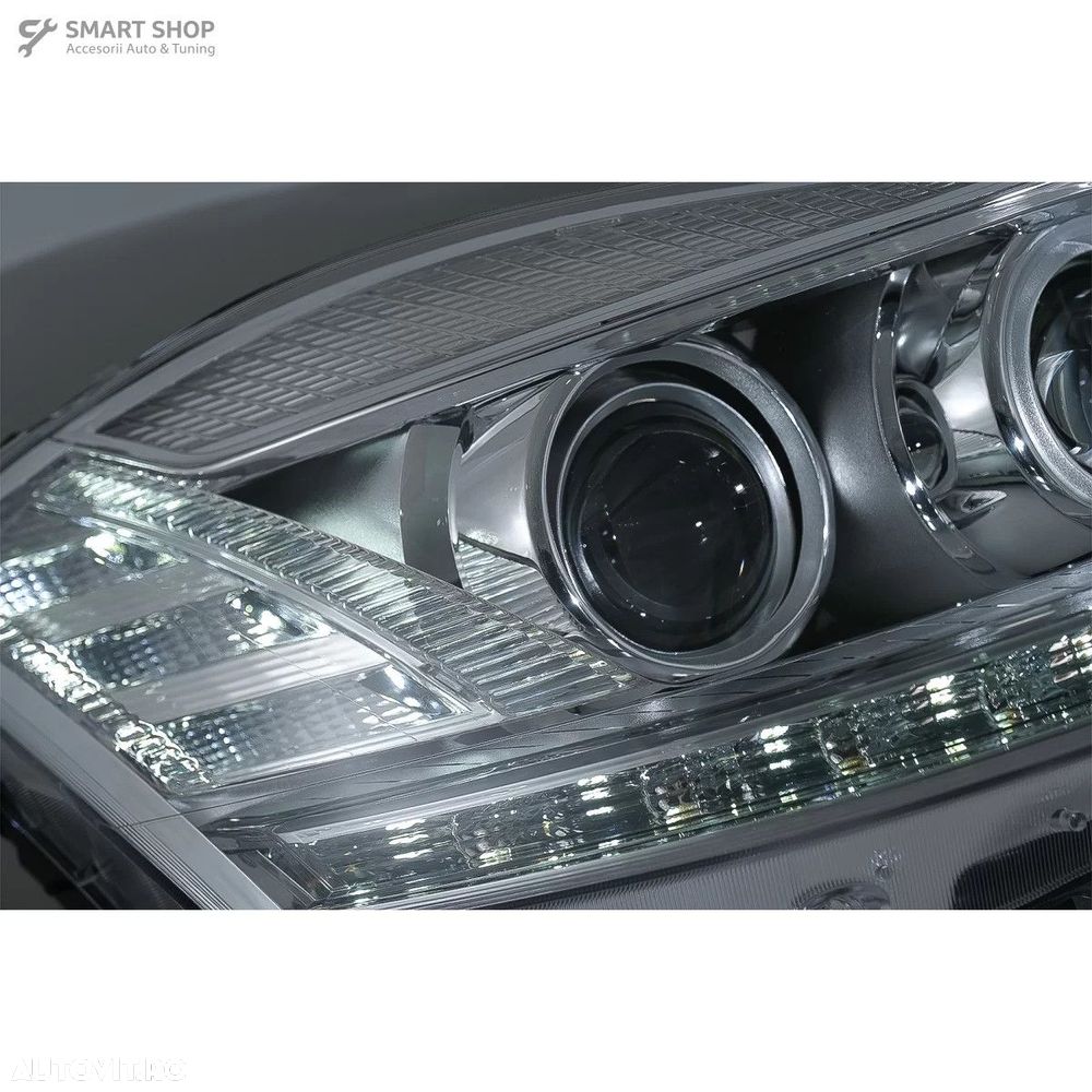 Faruri LED Mercedes Clasa S W221 (2005-2009) Facelift Look Semnalizare - 5