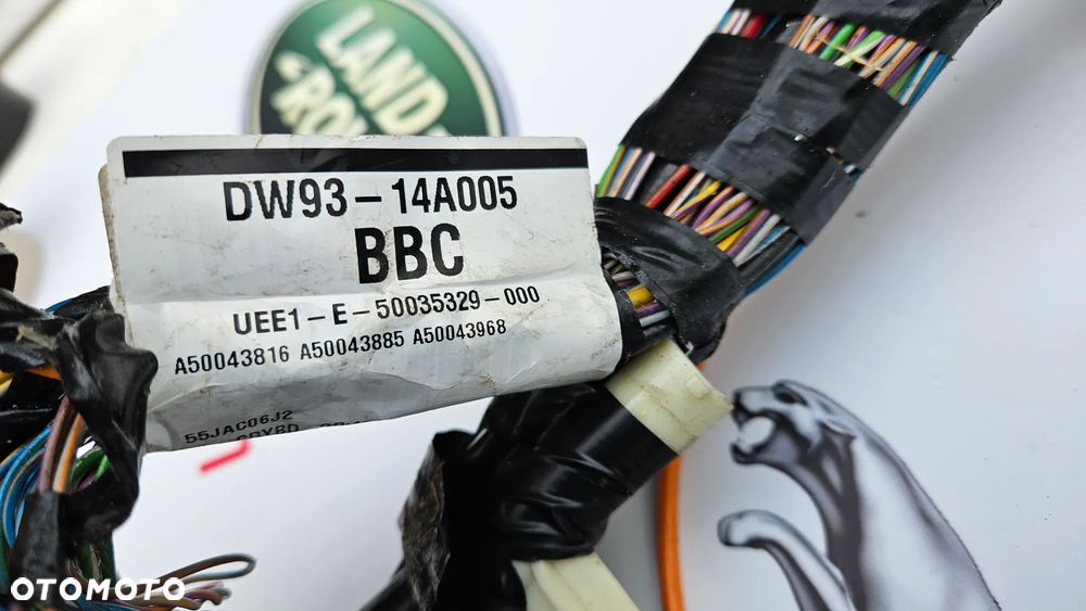 Jaguar XJ 351 Instalacja prawa komory bagażnika Wiązka tył prawy Przewody kompresora zawieszenia Modułów BSI DW93-14A005-BBC - 21