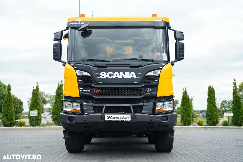 Scania P 450 XT / 8x6 / BASCULATOR SPATE / OPTICRUISE / ANVELOPE 100% / EURO 6 - 13