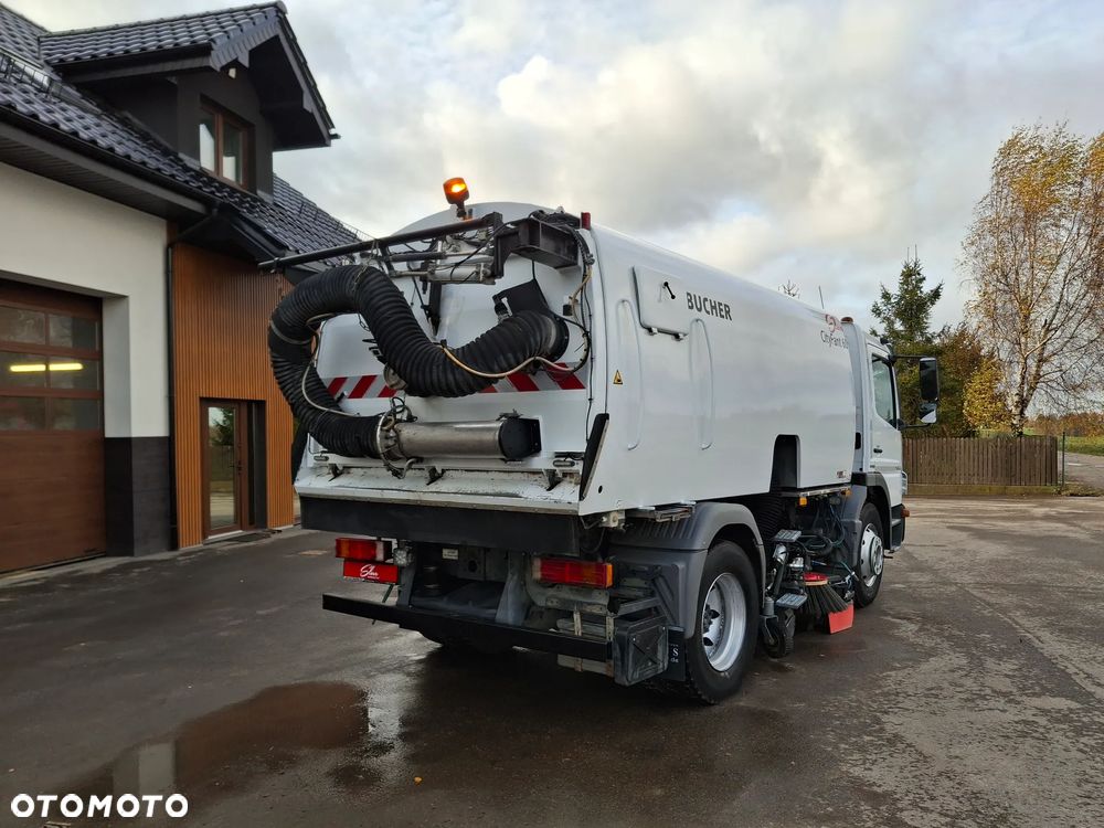 Mercedes-Benz Atego 1524 Zamiatarka BUCHER CityFant 60 2 Silniki Tylna Oś Na Poduszkach Rura Do Liści / Studzienek Zamiatarka Uliczna Sprzątanie Zamiatanie - 3