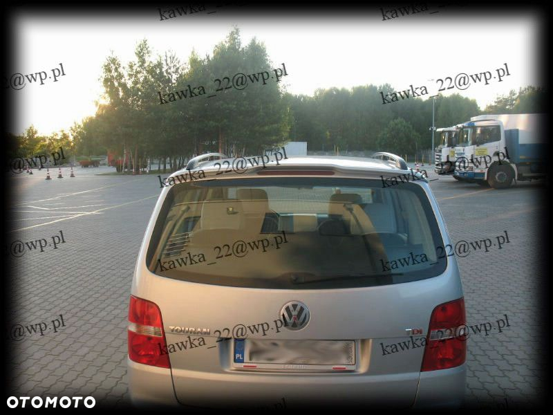VW TOURAN SPOJLER LOTKA SPOILER NA KLAPĘ PODKŁAD!! - 7