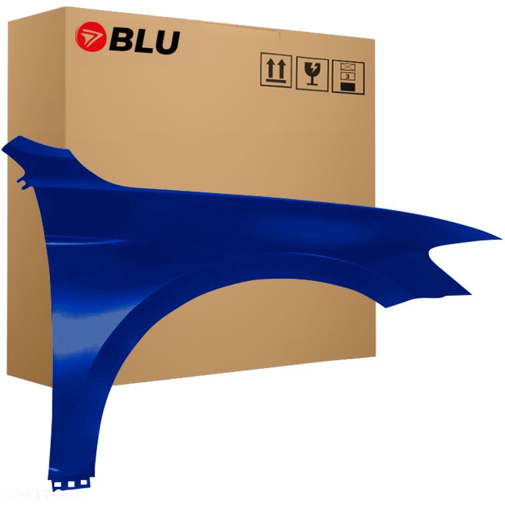 BLU Błotnik Volkswagen VW Passat B8 LD5K prawy przód niebieski 2014-2023 LapizBlau - 1