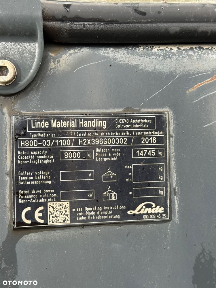 Linde H80D-03/1100 - 3