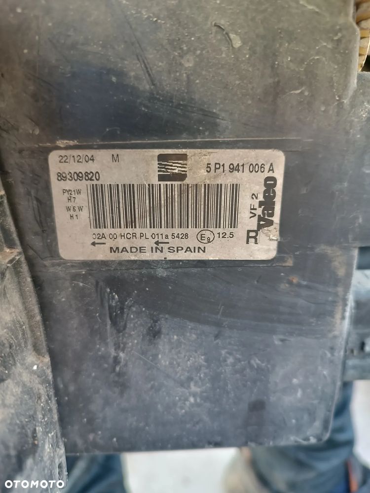 SEAT ALTEA 2005R 2.0 TDI PAS CZOŁOWY KOMPLETNY Z LAMPAMI - 5