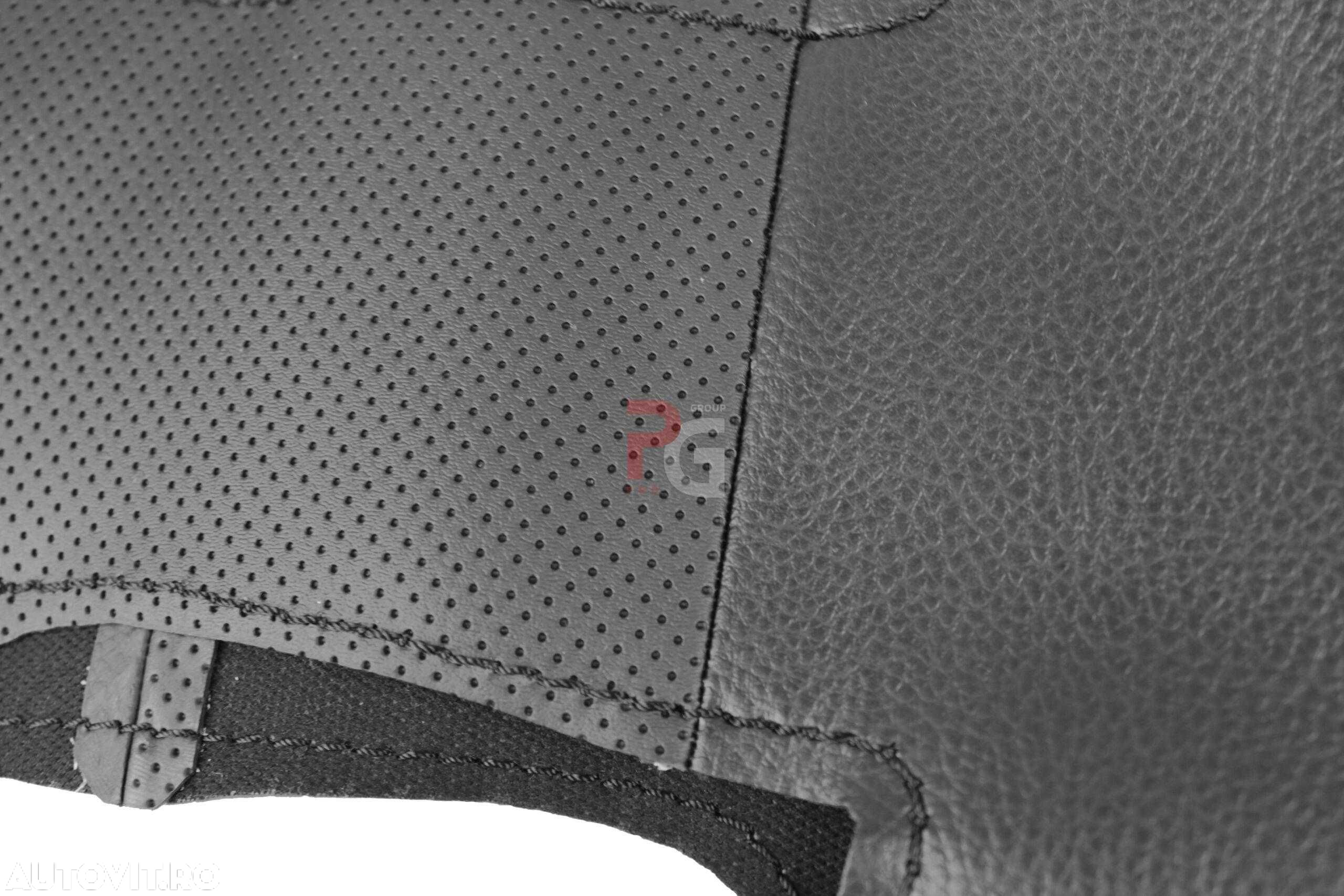 Husa volan piele negru 38 cm.Peugeot 206/207 - 3