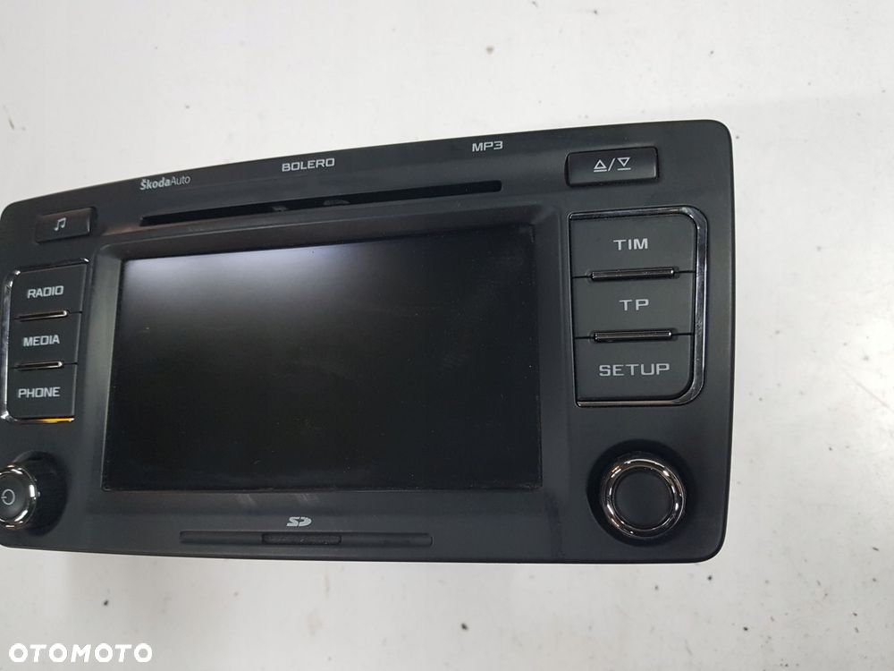 SKODA YETI 5L 09-13r RADIO CD MP3 BOLERO 1Z0035156F - 4