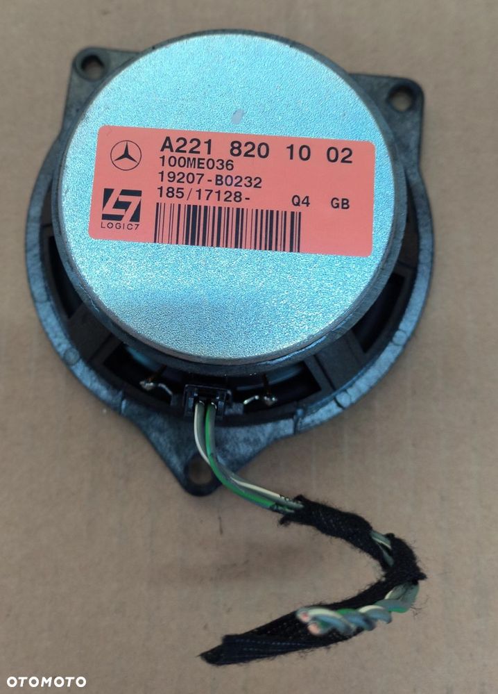 W221 głośnik głośniki komplet S klasa Mercedes A221 820 58 02, A221 820 59 02, A 212 820 10 02, A221 820 37 02 - 3