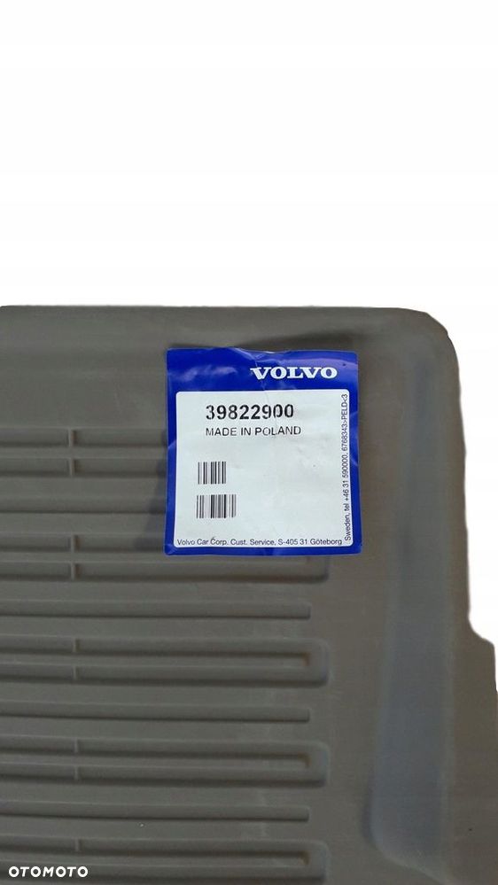 VOLVO XC60 oryginalne dywaniki gumowo-welurowe OE 39822900 - 4