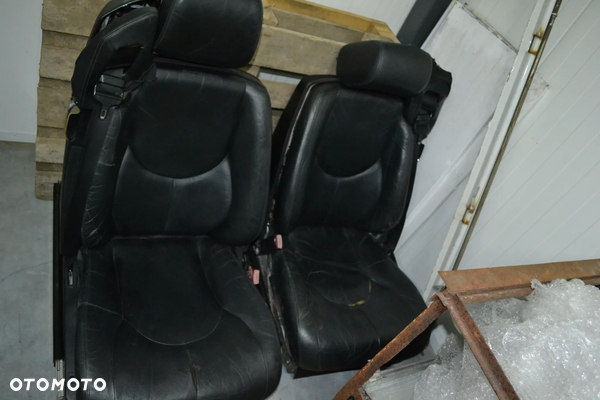 MERCEDES 500 SL R129 FOTEL FOTELE CZARNE SKÓRA LIFT
