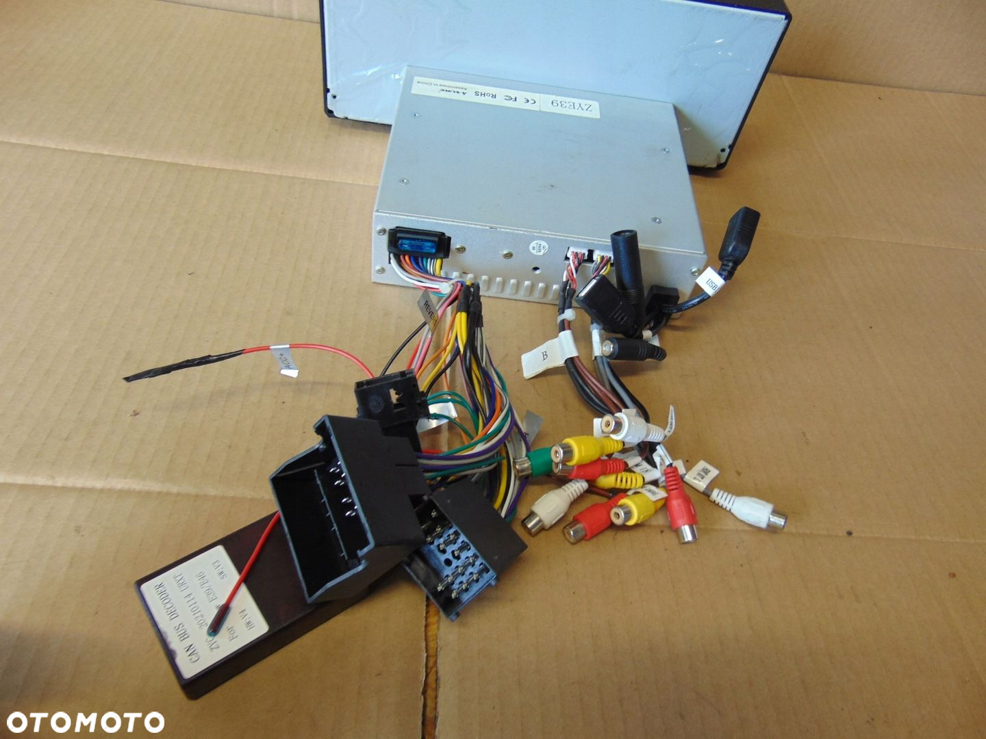 Radio A-Sure ZYE39 NAVI KARTA SD BT GPS AUX MP3 BMW 5 E39 DIN - 10