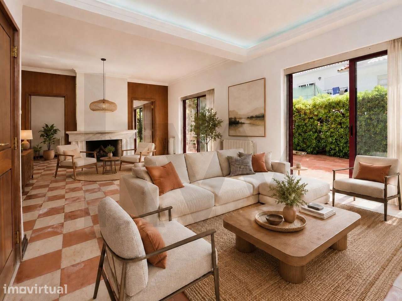 Moradia de charme com jardim, garagem e vista mar no centro de Paço de - Grande imagem: 5/57