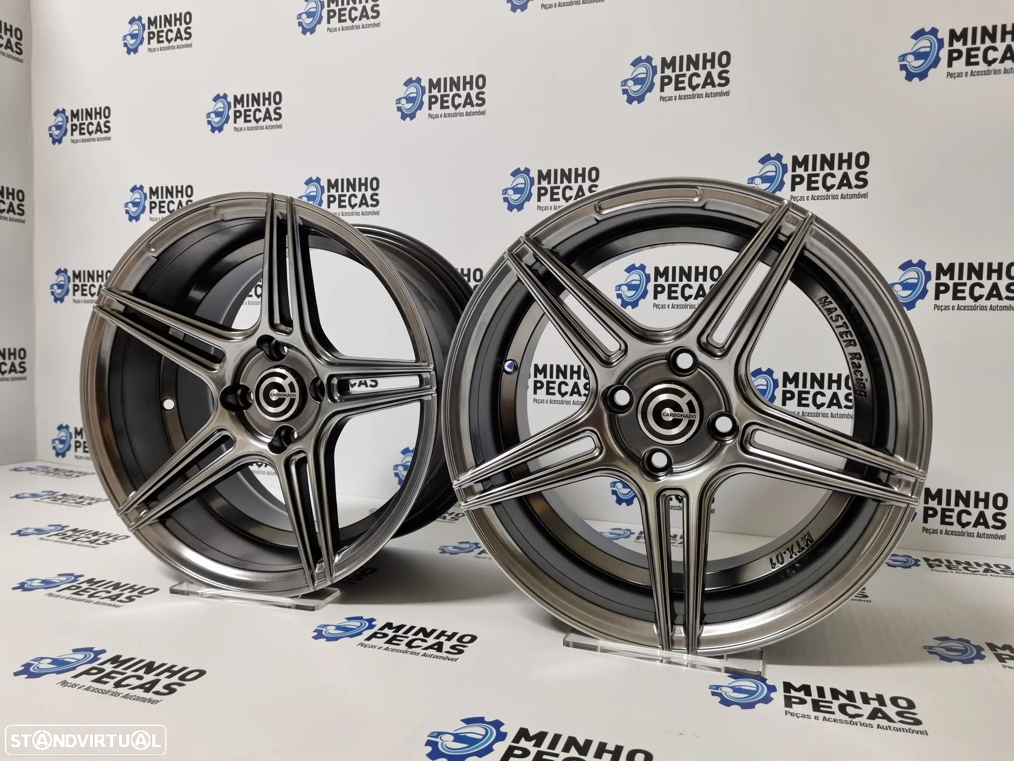 Jantes Master Racing MTX.001 em 15 (4x100) Hyper Black - 3