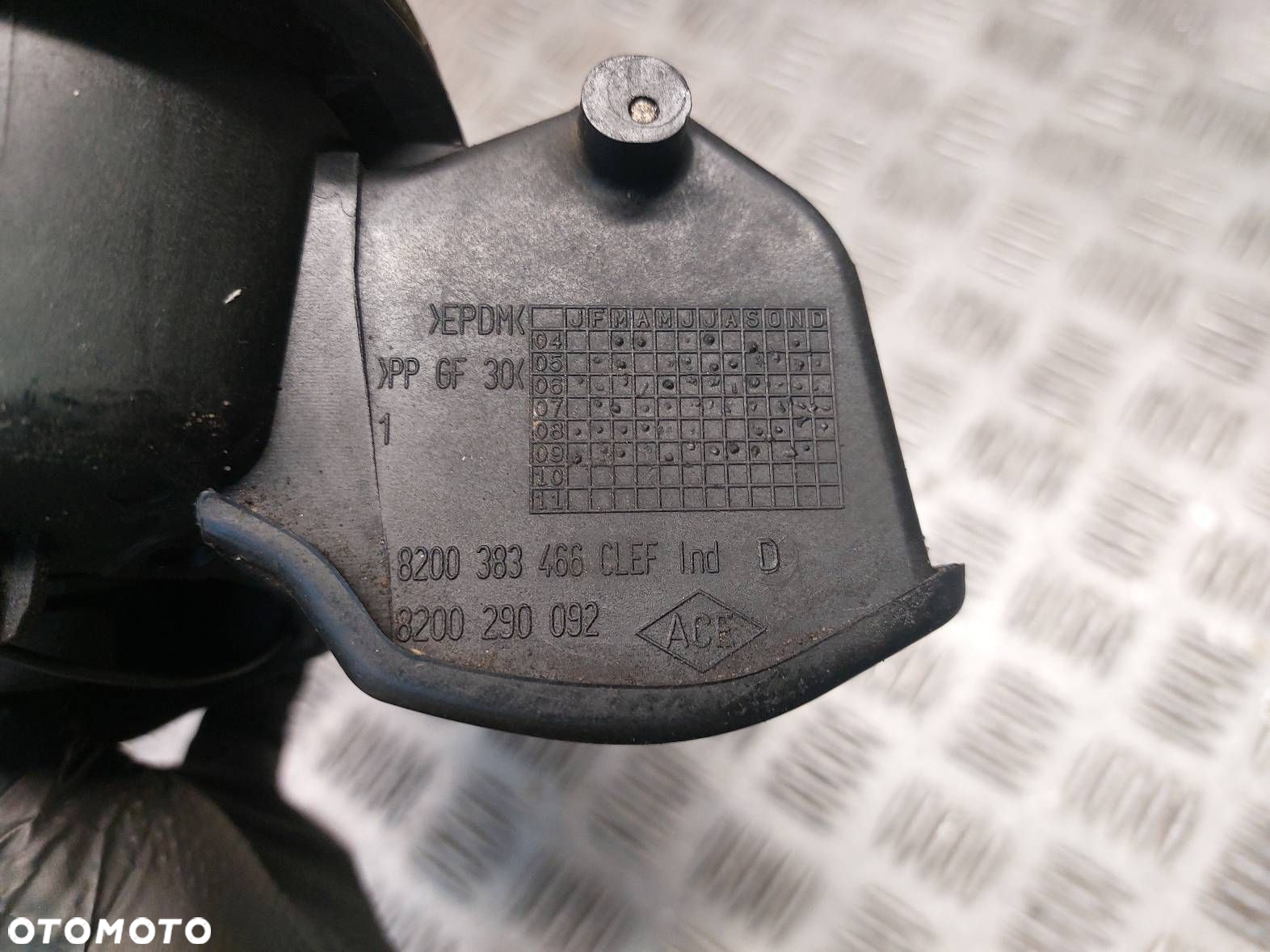 KLAPKA WLEWU PALIWA + KOREK RENAULT CLIO III LIFT OV369 8200383466 - 7