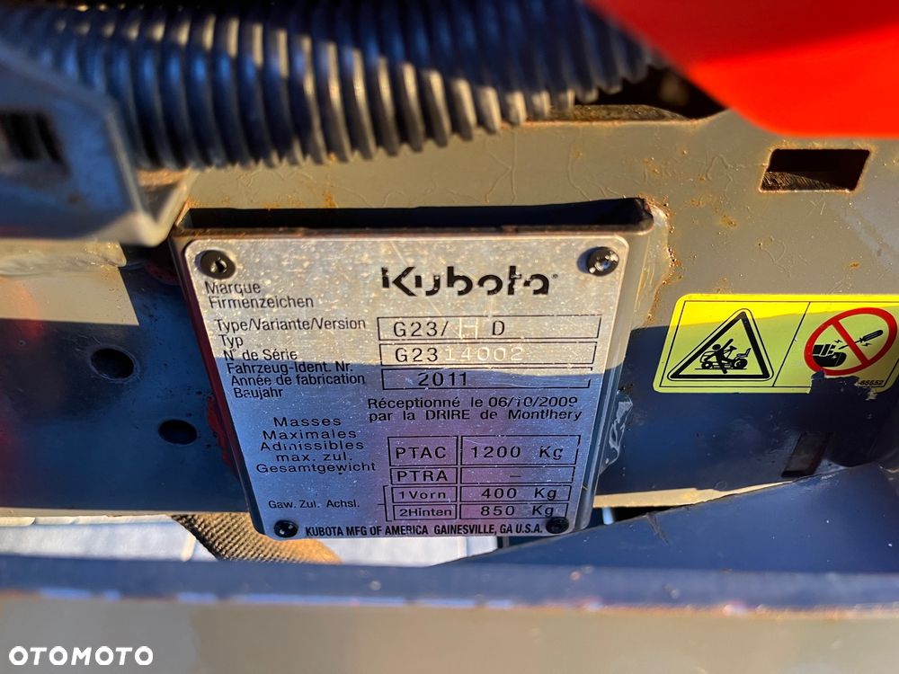 Kubota G23 HD - 18