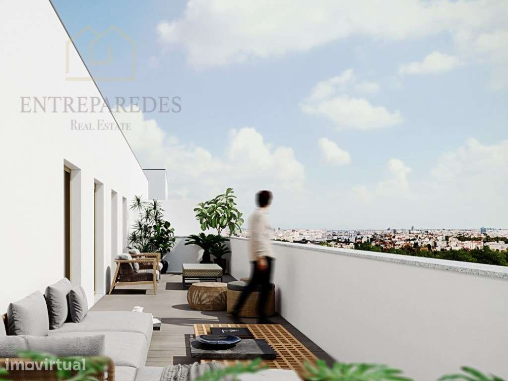 Apartamento T2 com terraço para comprar no moderno 'Porto Art's Squ... - Grande imagem: 3/28