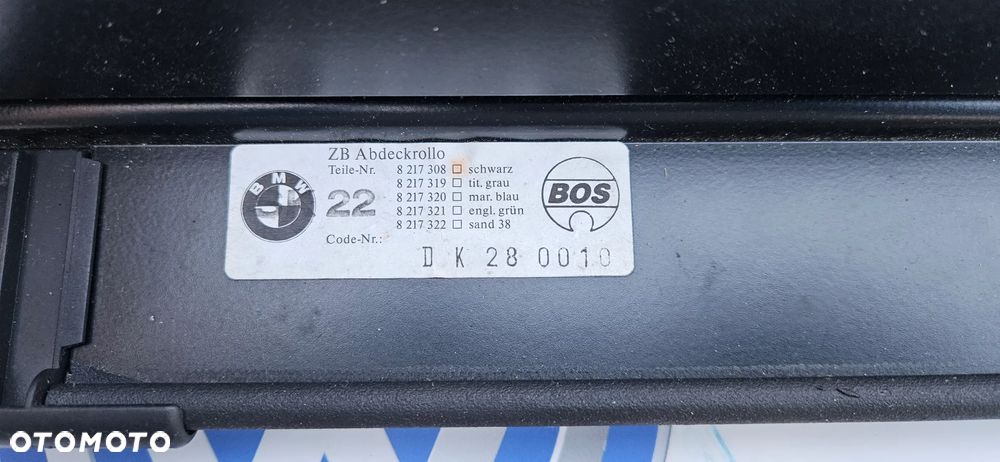 BMW 5 E39 Kombi Roleta bagażnika CZARNA - 8