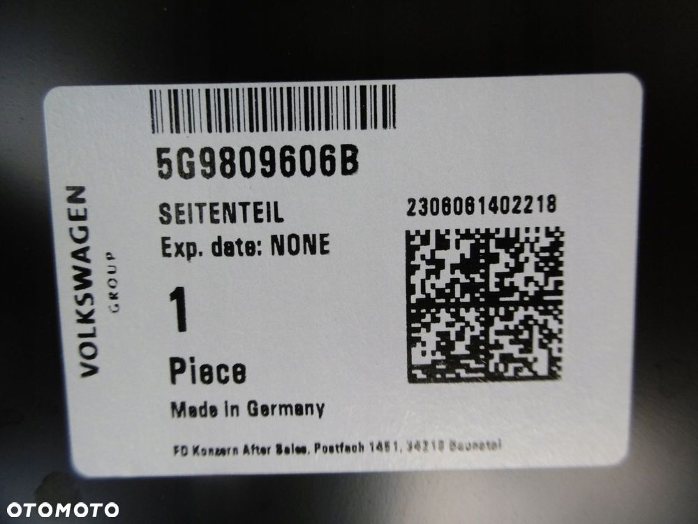 vw golf vii kombi 5g9 - błotnik tylny prawy - 5