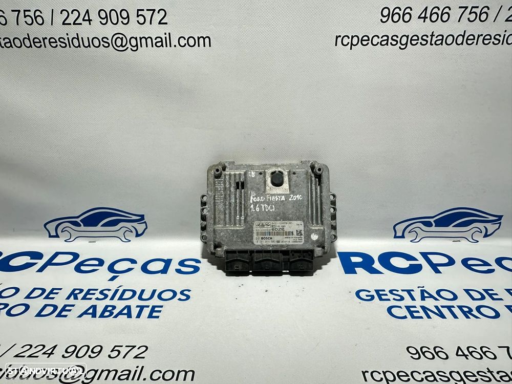 .Centralina Motor Bosch Ford Fiesta MK6 1.6 TDCi 8V2112A650KE 0281014803 2008 - 2011 - 4