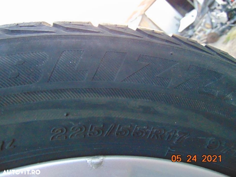 jante originale intacte anvelope iarna 225/55/r17 - 5