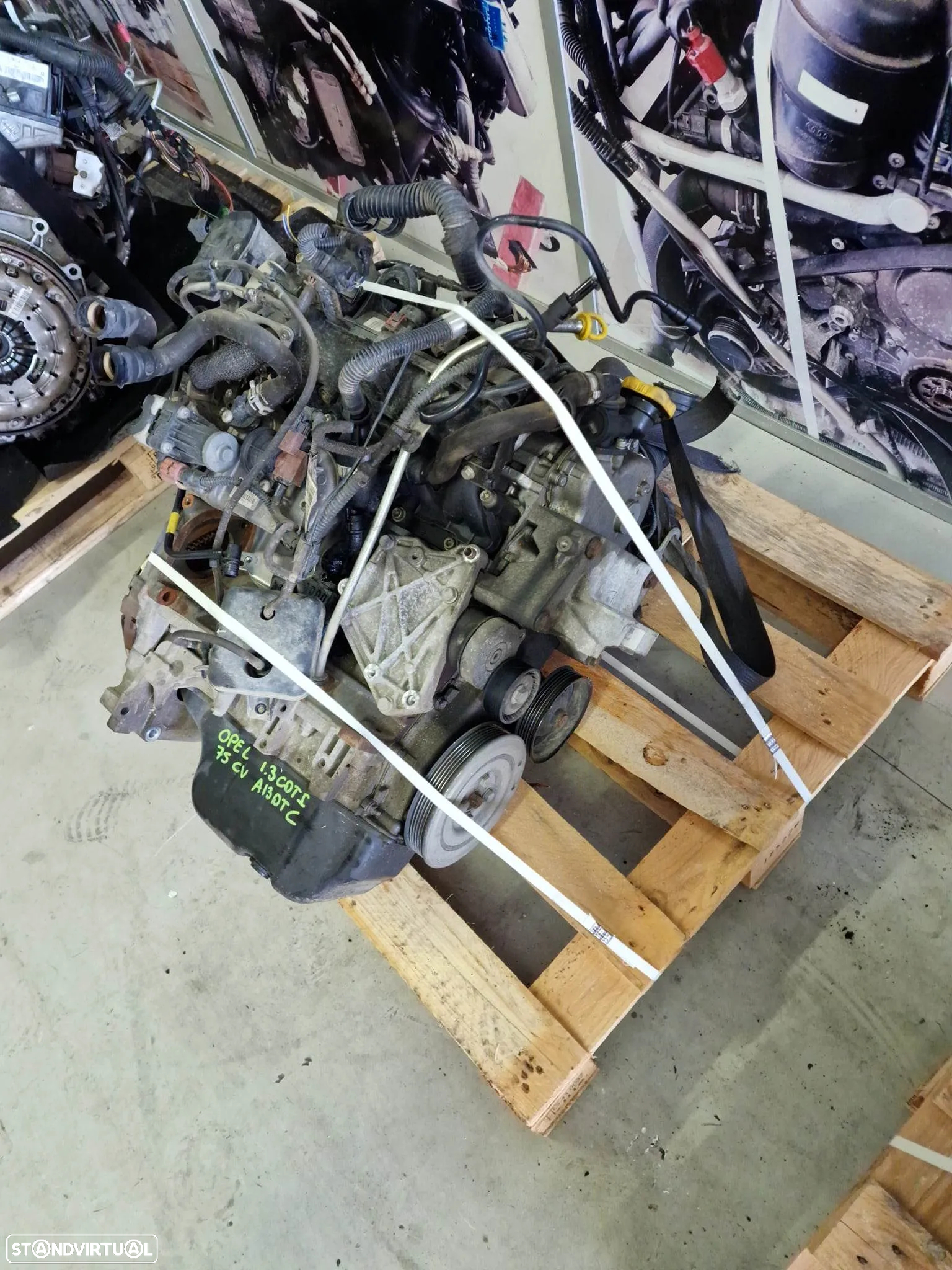 Motor Opel Corsa D 1.3 CDTI 2013 de 95cv, ref A13DTE - 2