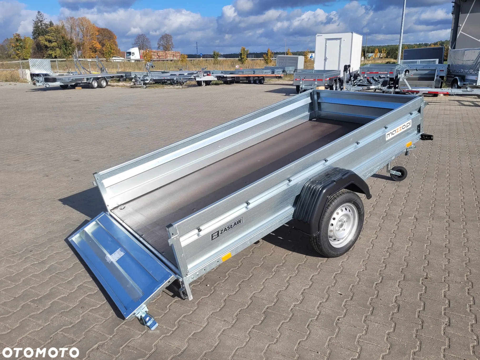 Zaslaw Dostawa Przyczepka uchylna DMC750kg 265x132x35cm SOLIDNA I MOCNA! HIT! - 16