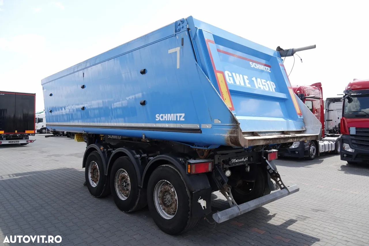 Schmitz Cargobull TIPPER 28 M3 / ALUMINIU / AXIE DE RIFAT - 5