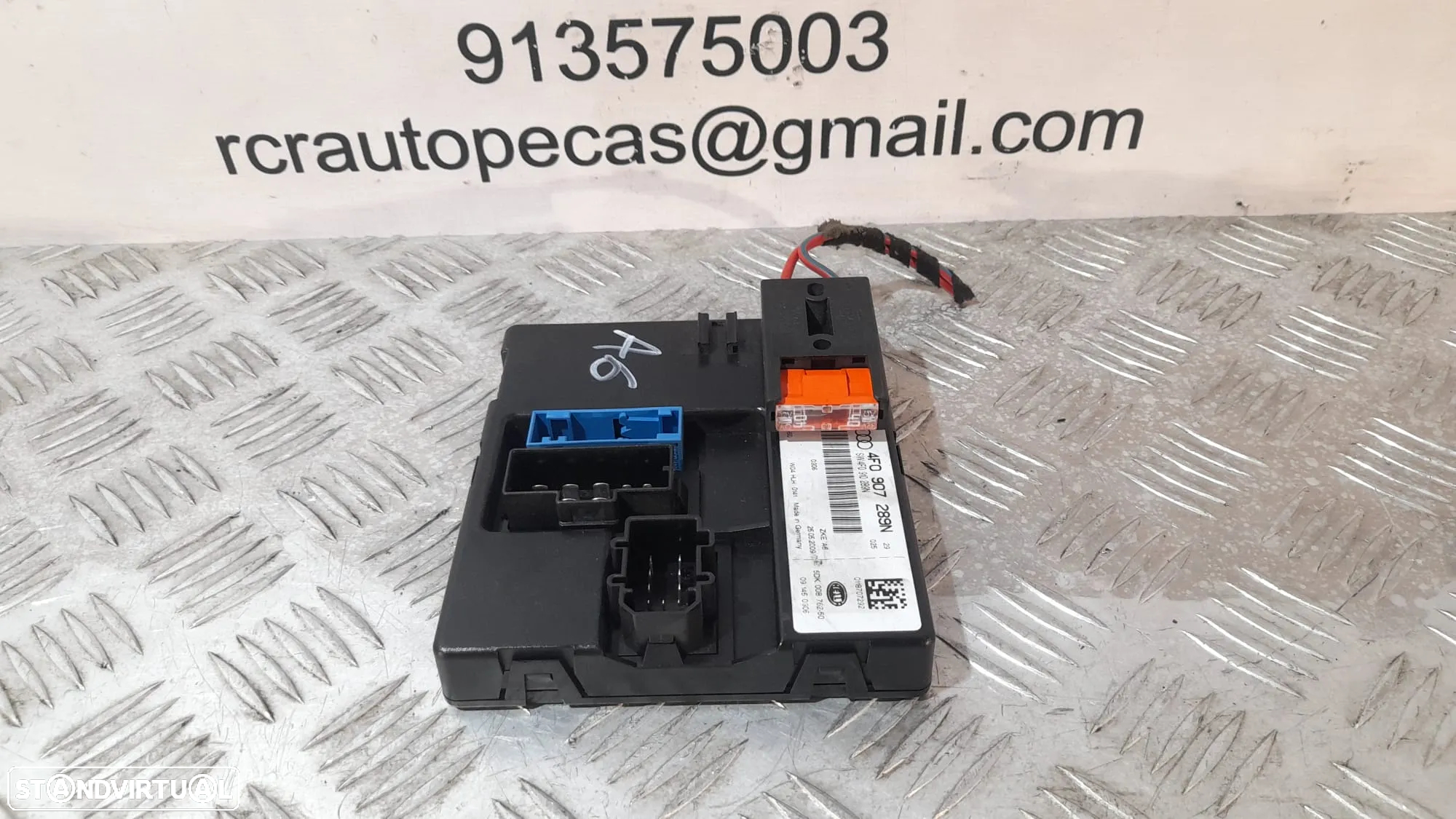 CENTRALINA FECHO CENTRAL AUDI A6 C6 4F0907289N 4F0907289 MODULO CONFORT - 4