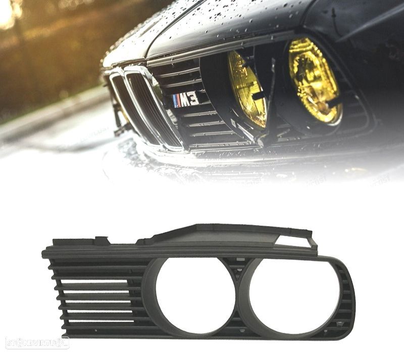 GRELHA DE FAROL ESQUERDO FRONTAL BMW SERIE 3 E30 82-94 - 1