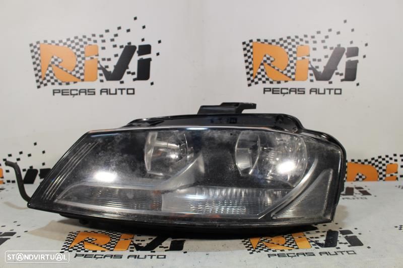 Ótica / Farol Esquerdo Audi A3 (8P1)  8P0941003ak / 1Lj009648 / 8P0 94 - 1