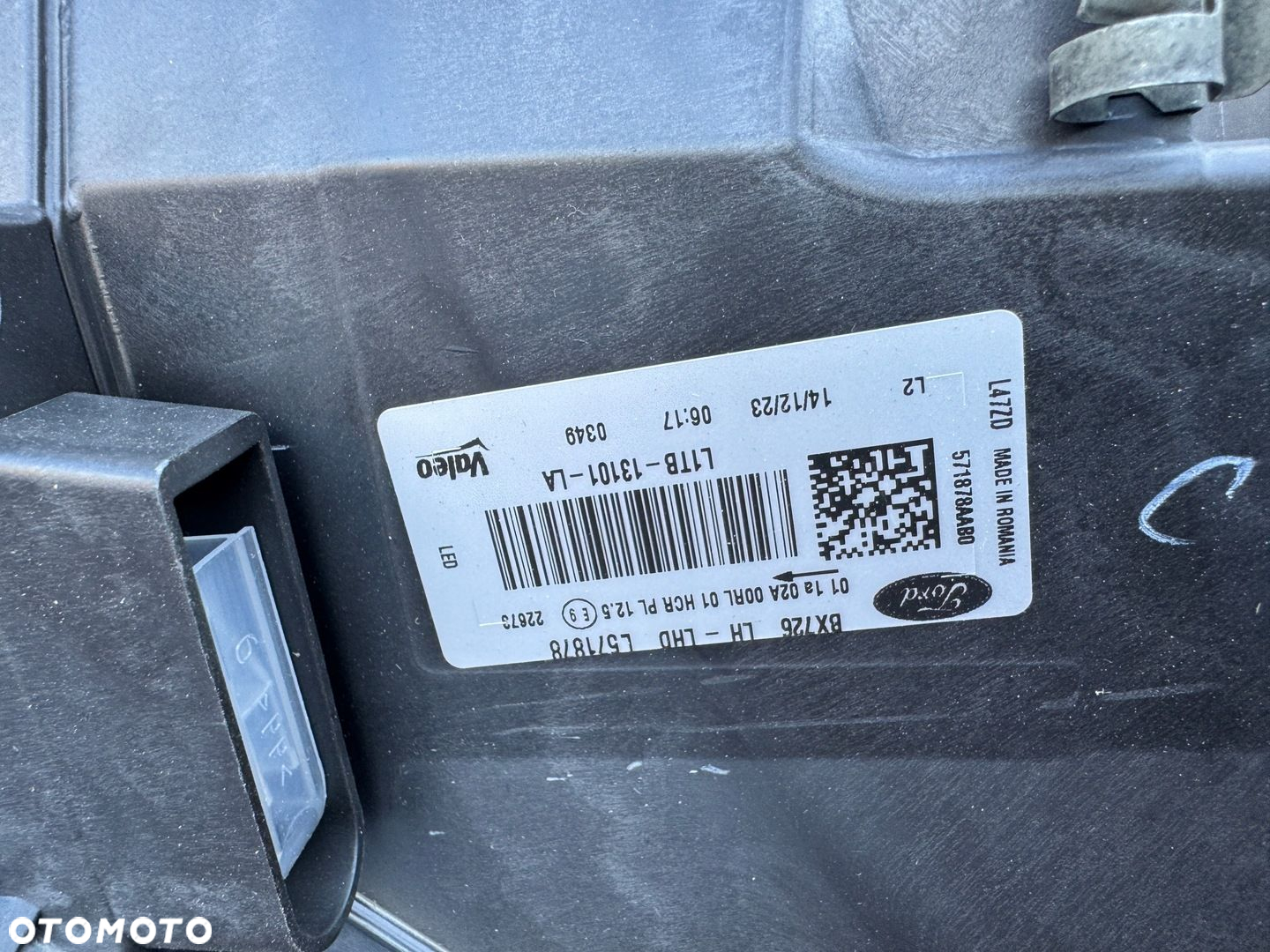FORD PUMA MK2 FULL LED ST CZARNA LAMPA LEWA PRZEDNIA L1TB-13101-LA - 11