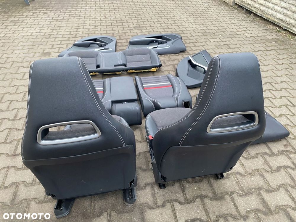 MERCEDES 176 cla 117 gla 156 amg kompletny srodek fotel boczki kanapa - 3