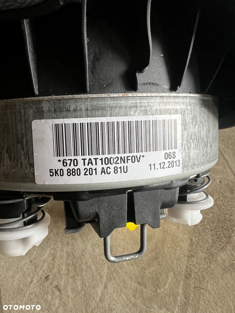 VW TIGUAN I 5N 06-15r R-LINE KIEROWNICA SKÓRZANA 1K8419091ABG0L AIRBAG 5K0880201AC - 9