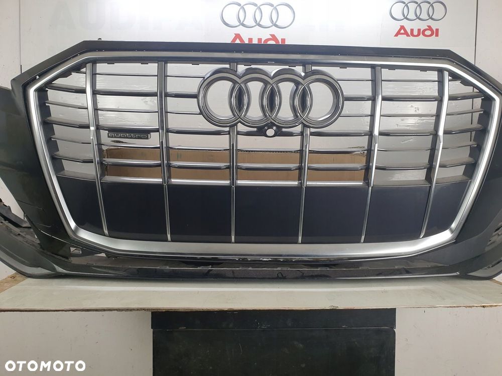 ZDERZAK AUDI Q7 4M 4M0 II S-LINE 2019-2024 ORYGINAŁ OE LIFT PO LIFCIE GRIL - 2