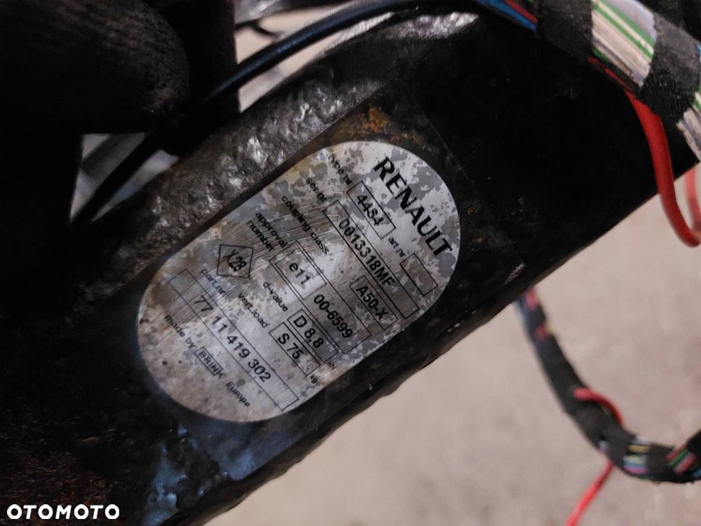 HAK HOLOWNICZY + TABLICZA + MODUŁ RENAULT LAGUNA III 7711419302 381447 - 4