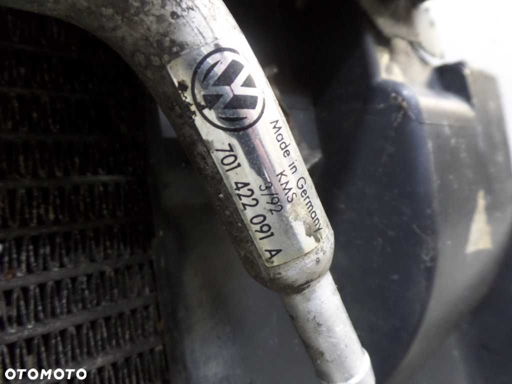 VW T4 MULTIVAN CARAVELLE 91-99 1.9 2.4 CHLODNICA WENTYLATOR PAS PRZEDNI 701422091A 701121207B - 4