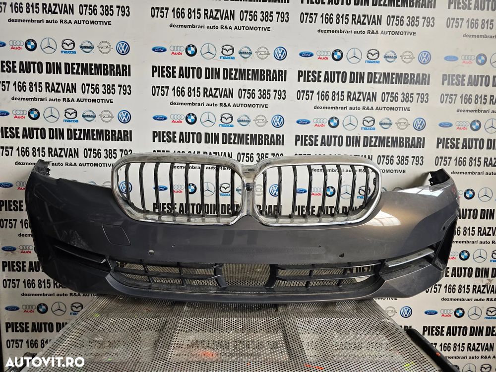 Bara Fata Bmw G30 G31 Lci Cu 6 Gauri Pentru Senzori Originala 9464207 2020-2023 - 1