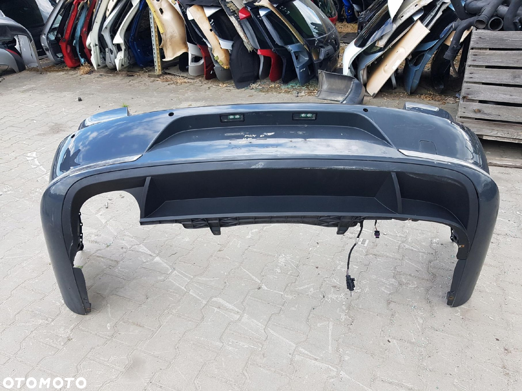 VW PASSAT B7 10-14r SEDAN ZDERZAK TYŁ TYLNY LI7F - 3