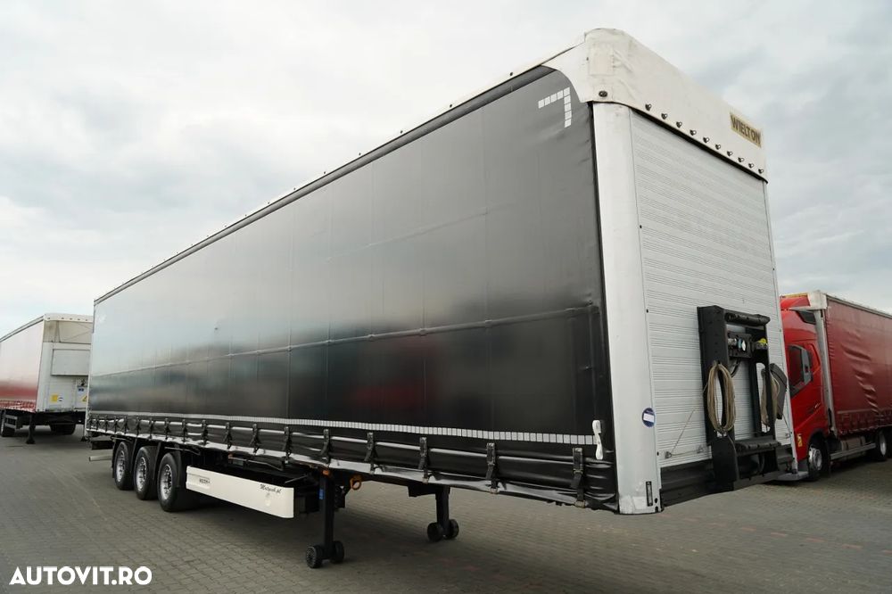 Wielton CORTINĂ WIELTON / MEGA / SISTEM BDE - STALPINI CULISANTI / AXE SAF / ACOPERIȘ ARMAT - 2