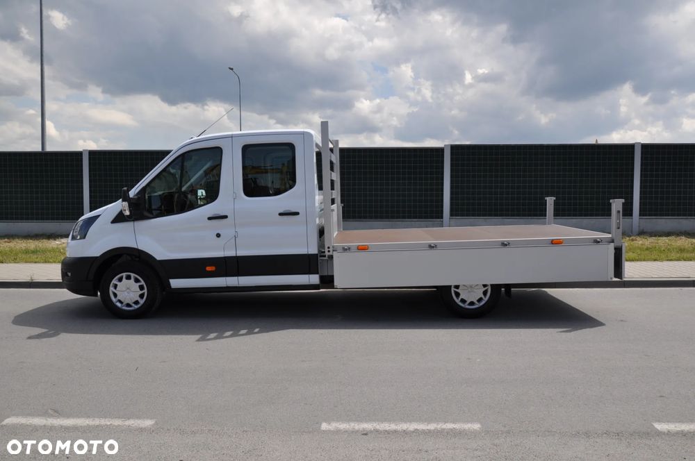 Ford TRANSIT L3 7 OSOBOWY FABRYCZNIE NOWY !!! DOSTĘPNY OD RĘKI !!! DOKA DUBEL KABINA PODWÓJNA KABINA + SKRZYNIA HAK - 9