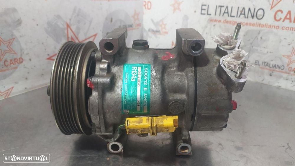 COMPRESSOR DE AR CONDICIONADO PEUGEOT 206 - 1