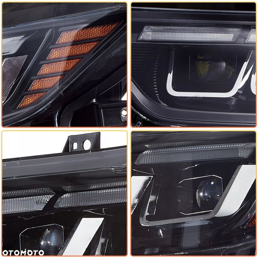 reflektory lampy l+r led tuning new 2023 2024 look ford mustang vi 6 15-18 - 12