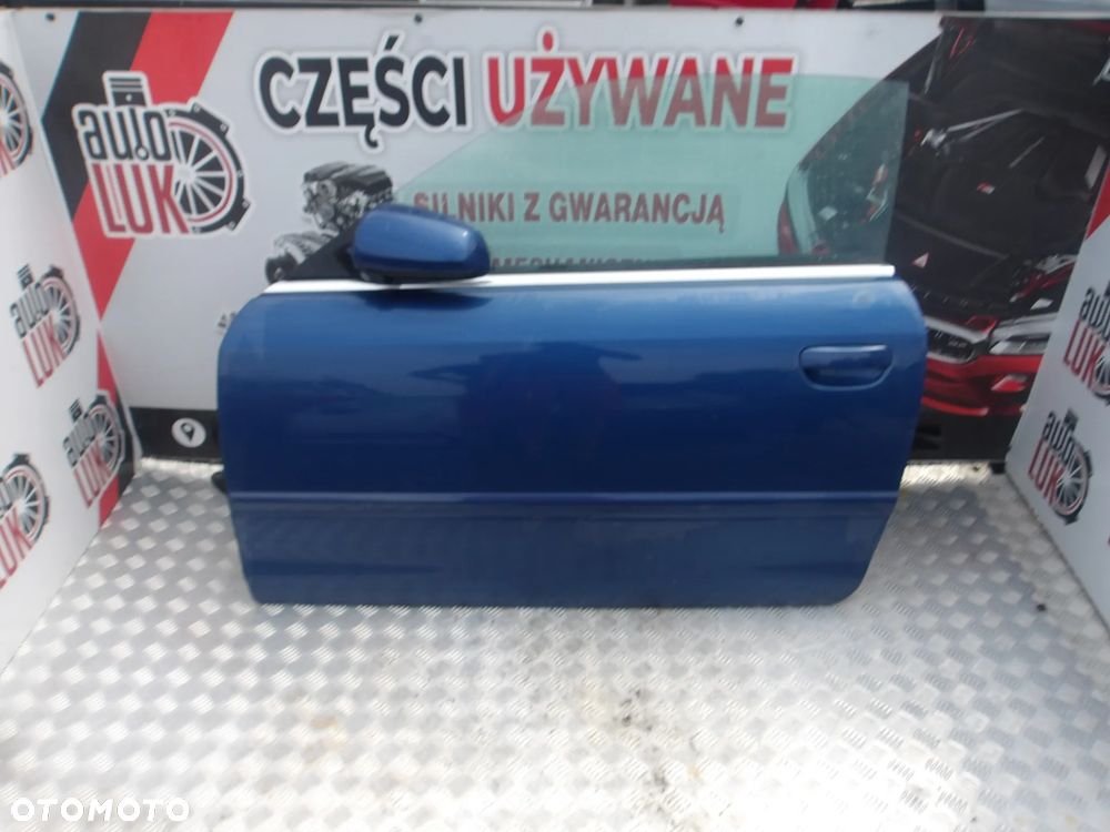DRZWI LEWE PRZEDNIE AUDI A4 B6 CABRIO NIEBIESKIE