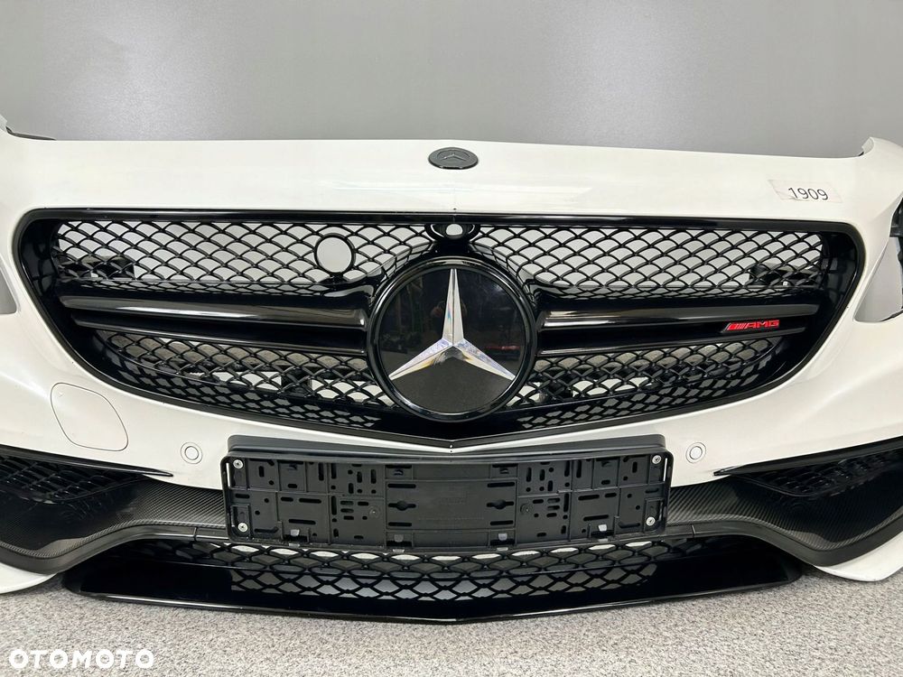 MERCEDES S KLASA COUPE W217 63 S63 AMG ZDERZAK PRZÓD CARBON BLACK - 6