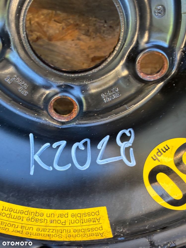 VW 5X112 ET37 R16 FI57 120/55  KOŁO DOJAZDOWE 7JX16H2 - 2