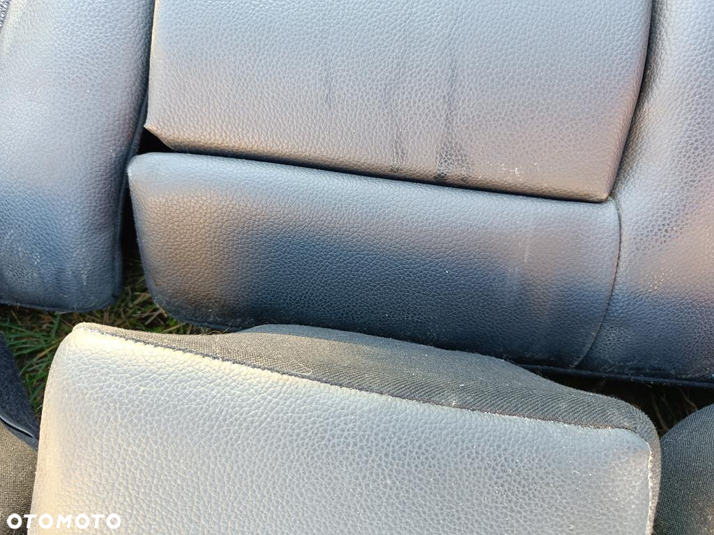 MERCEDES W211 LIFT KOMBI KANAPA PÓŁ SKÓRA CZARNA - 10