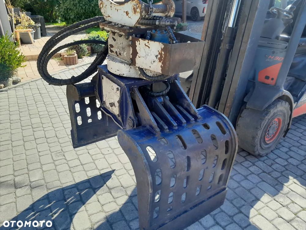 Chwytk obrotowy sortujący wyburzeniowy rozbiórkowy, kleszcze waga 450kg.