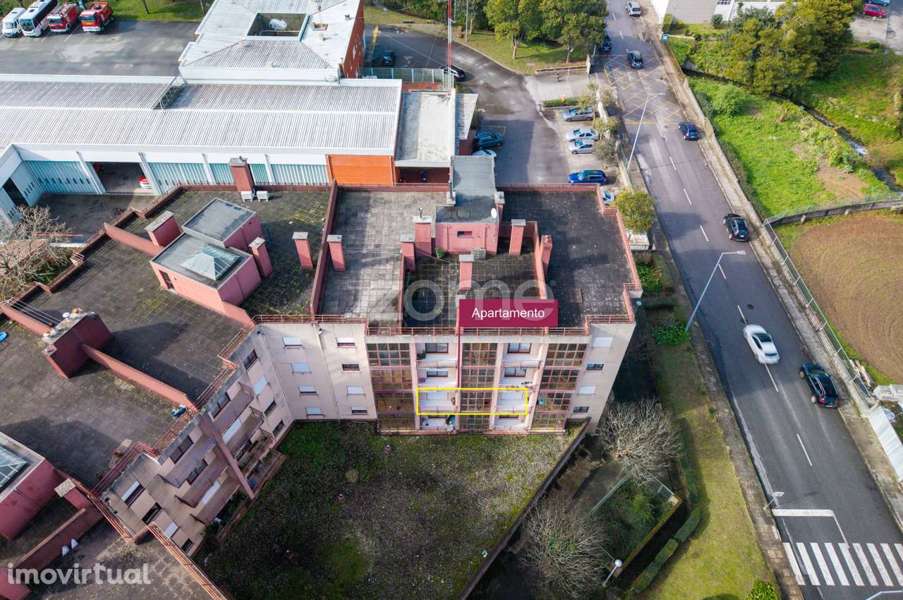 Apartamento T1, com 2 Varandas, Garagem na Meadela, Viana do Castelo - Grande imagem: 4/8