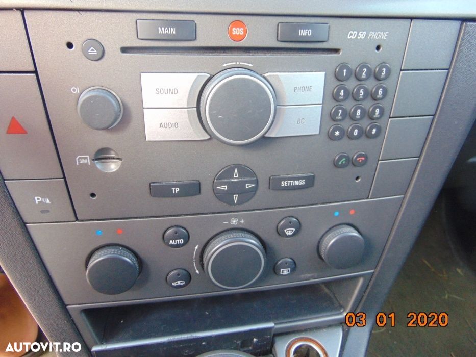 Radio Cd Opel Vectra c Signum Astra H model cu telefon dezmembrez - 1